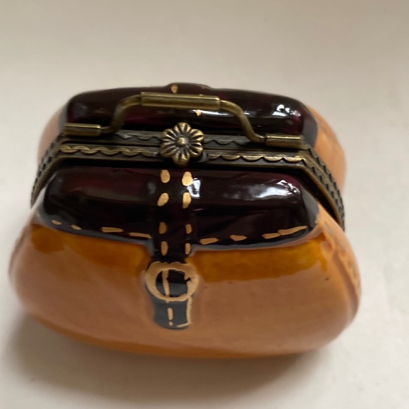 Mini trinket box. Purse shape - Picture 1 of 6